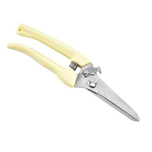 KIDS COY Multi-use Beige Sharp PP Handle Spring Sesign Stainless Steel Pruning Shears Branch Shears Grafting Tool Garden Supplies