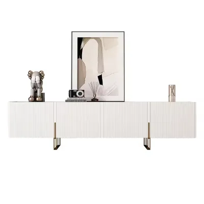 [Pre-order]Modern Minimalist Marble TV Stands Sintered Stone TV Cabinets Living Room Furniture