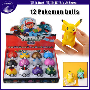 Set of 12 Pocket Monster Anime Figure 5cm Pikachu Action Figure Pokemon Game Anime Figure Dolls