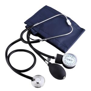 NEW /Sphygmomanometer Set with Stethoscope Heart Mate Aneroid Manual Blood Pressure Monitor.
