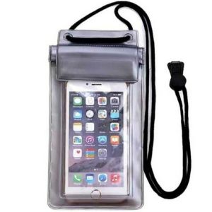 Case Cover Pelindung Tas Plastik HP Smartphone Anti Air Hujan 4-6 inch