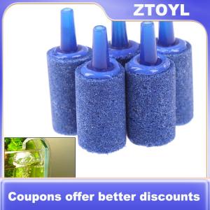 【ZTOYL】 5pcs Cylinder Aquarium Bubble Fish Tank Air Stone Fish Tank Aeration Aerator