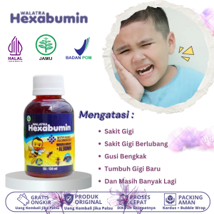 Obat Sakit Gigi Anak Usia 1 2 3 4 5 6 7 8 9 10 Tahun Pereda Nyeri Gigi Anak Sakit Gigi Berlubang Gusi Bengkak Tumbuh Gigi Baru Dengan Hexabumin
