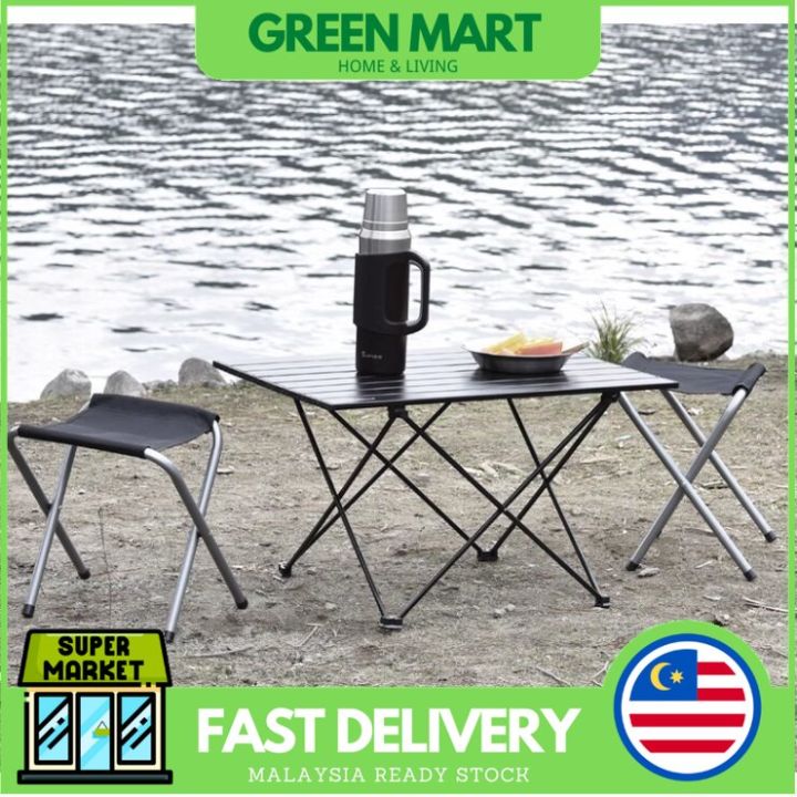 🌟GREEN MART🌟8 Colors Outdoor Portable Aluminum Folding Stool Foldable