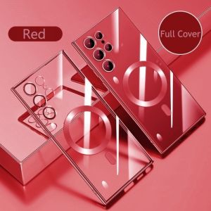 Case Samsung galaxy S25 / S25 plus / S25 Ultra /  S23 FE / S21 FE / S24 Ultra / S24 Plus / S23 ultra / S23 plus / S23 / S22 Ultra / S22 Plus / S22 Soft Case MagSafe magnet wireless