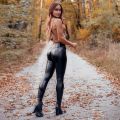 CLASSIC Assthetic Pants Latex GOTHIC Shiny Faux Leather Leggings Mujer Gym Clothing Shape Curves Pairadize Stretchy Pole Dancing. 