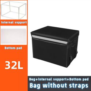 32L / 48L Thickening Food Delivery Bag Waterproof Thermal Insulated Food Rider Delivery Box Motorcycle Rack Grab Food-Kotak