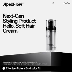 ApexFlow #0 Hair Soft Cream Everyday Styling Hair Volumizing and Moisturizing 30g/50g