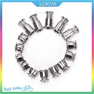 LOKIYA 5 Pairs Crankset Bolts Crank Bolts Bike Chainring Bolts Bicycle Crank Screws Nut