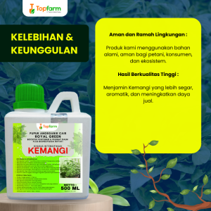 Pupuk Pestisida Topfarm / Pupuk Penyubur Daun Kemangi / Pupuk Untuk Tanaman Kemangi / Pupuk Pelebar Daun Kemangi / Obat Hama Kemangi / Obat Daun Kemangi / Pupuk Khusus Daun Kemangi