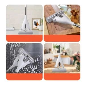 Alat Pel Lantai Karet Spons Floor Cleaning Mop Peras Tarik Otomatis Pembersih Kotoran Lantai Mini Alat Pel Busa