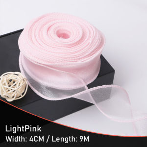 Pita Organdi Gelombang Korea Wavy 4cm/1Roll 9Meter / Pita Ribbon Rainbow / Pita Ribbon Organza Premium Korea Wavy / Fishtail Ribbon Wave