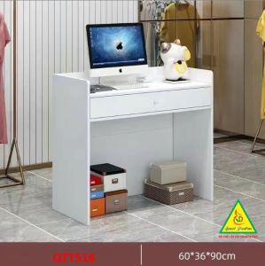 Bàn thu ngân bàn lễ tân bàn tính tiền bằng gỗ MDF QTT516 - NỘI THẤT LẮP RÁP VIENDONGADV