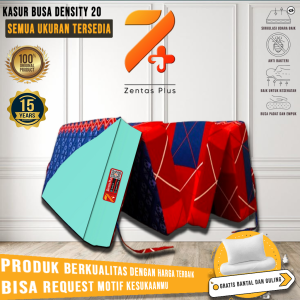 Kasur Busa Lipat Zentas Plus Density 20 Garansi Resmi 15 Tahun Busa Berkualitas Anti Kempes