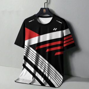 Summer Yonex T-Shirt Badminton T-Shirt Sports T-Shirt Mens Breathable Quick-Drying Top