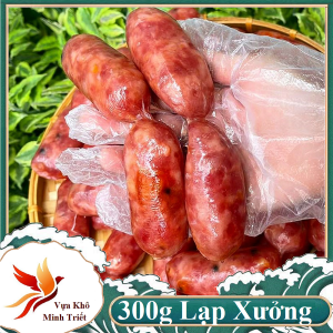 1kg Lạp Xưởng Tươi Tròn Siêu Nạc Nhiều Thịt Thơm Mới Mùi Vị Tự Nhiên- VỰA KHÔ MINH TRIẾT