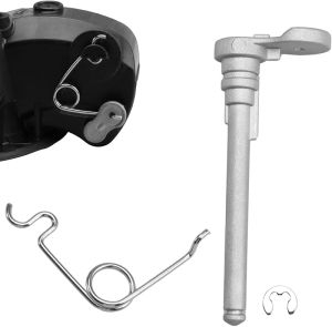 Fuel Door Permanent Repair Hinge Latch Kit Fuel Tank Repair Kit (Hinge Pin + Gas Door Spring) Compatible with  F150 2015-2022 Explorer 2011-2019 Loose Gas Cap Permanent Repair Fix