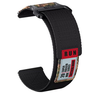 Zionia 20mm Premium Nylon Watch Strap for Garmin Vivoactive 6 5 3 Music Forerunner 70 170 165 55 245 645 570 42mm - Breathable Sport Band for Approach J1 S12 S40 S42 S44 S50 Venu SQ 2 SQ2 D2 Air X10 Amazfit GTS Bip Active Haylou RS4 Plus Accessories