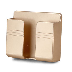 Wall Mount Phone Holder Adhesive Mobile Phone Charging Stand Holders Remote Control Storage Box for Bedroom Kitchen Bathroom Office and More