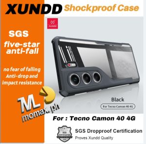 XUNDD Transparent Shockproof Case for Tecno Camon 40/40 Pro 5G/4G - Anti-Drop Protective Cover with Airbag Design