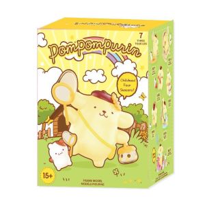 Sanrio Pom Pom Purin Childhood Four Seasons Series Blind Box Trendy Handmade Doll Cute Desktop Ornament Doll