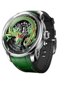 LUCKY HARVEY CNY Dragon Green AUTOMATIK 43mm Lelaki Watch
