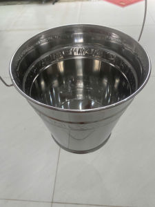 Xô đựng đá inox 304 Có Quai Cầm 20cm