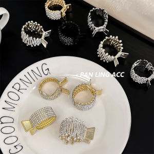 JJT Luxury Crystal Hair Clip for High Ponytail Elegant Rhinestone Hair Clamp with Sparkling Design Fashionable Womens Hair Accessory 2024