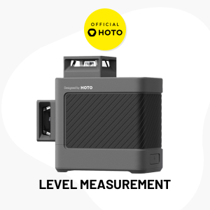 HOTO Laser Level 3x360 Axis Measure [Cross Line Auto-Correct Dust Proof Rechargeable Home Tools]