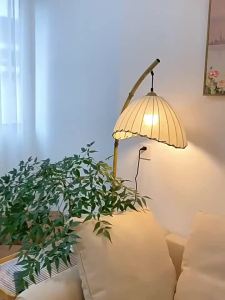 Standing Lamp Bedroom Floor Lamp Living Room Standing Lamp Nordic  Retro Zen Japanese Style Bed & Breakfast Designer Night Fish Luring Lamp Standing Lamp Nordic