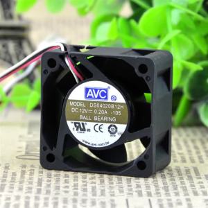 for AVC 40mm 4020 12V 0.20A DS04020B12H Server Cooling Fan 1U Rackmount Switch Fan