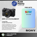 Sony a7C II a7CM2 ILCE-7CM2 Mirrorless Camera Body & FE 28-60mm Lens | Sony Singapore Warranty [Free Sony FZ100 Battery]. 