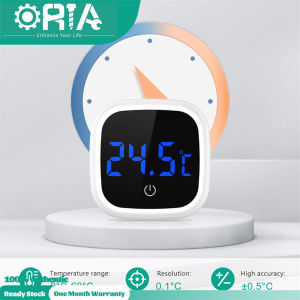 Oria bể cá kỹ thuật số máy theo dõi nhiệt độ 5S làm mới Tốc độ màn hình cảm ứng bể cá cảm biến nhiệt độ chính xác đo nhiệt độ (độ Celsius)