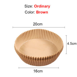 🇸🇬【SG stock】50/100Pcs Air Fryer Paper Tray Air Fryer Disposable Paper Liner Oilproof Baking Paper Air Fryer Oilproof Parchment Paper Air Fryer Liners Air Fryer Tray Liner Kitchen Round Oil Paper Steamer Food Oven Paper Air Fryer Paper