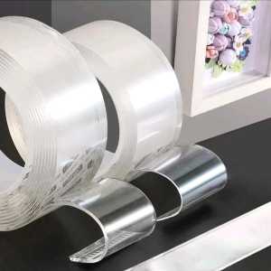 PROMO!!! Double Tape Super/Nano double tape/Isolasi Bening 2 sisi Super Kuat Tanpa Bekas