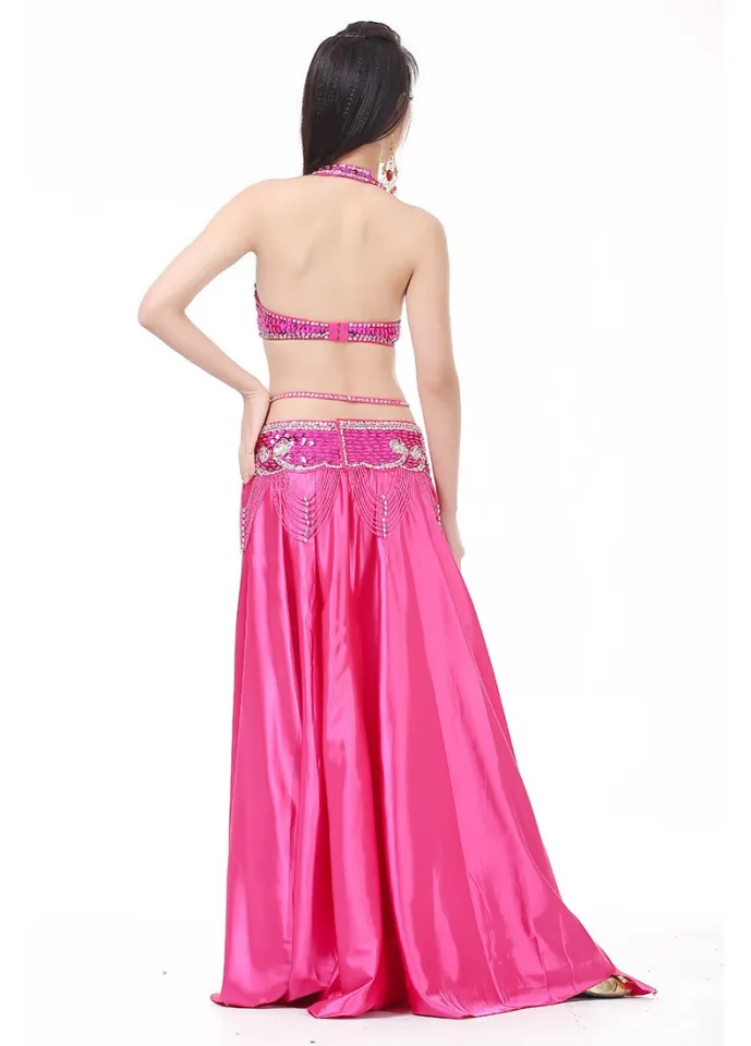 Belly Dance Costume Sexy Dancing Women Dance Clothes Indian Wear  Bra+Belt+Skirt Indian Wear Bra Belt Skirt - Lazada