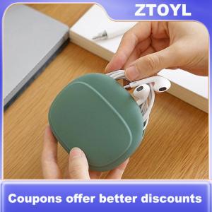 【ZTOYL】 Dữ Liệu Di Động Cáp Lưu Trữ Trường Hợp Silicone Tai Nghe Túi Đa Chức Năng Điện Thoại Sạc Cáp Dữ Liệu Hộp Lưu Trữ