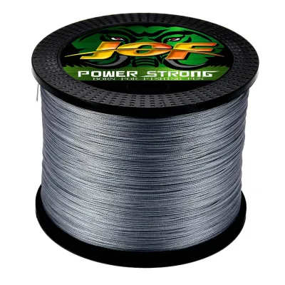 JOF 12 Strands Fishing Line 500M 100 300 1000M Braided PE Strong Wire Multifilament Durable Sea Saltwater Japan Wire