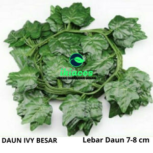Daun Rambat Plastik Ivy Jumbo Daun Plastik Daun Artificial Bunga Plastik Daun Palsu Daun Hias Daun Dekorasi Tanaman Hias Murah Tanaman Dekorasi Taman