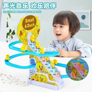 Mainan Anak Music Track Seluncur Tangga Bebek - Slide Racing Duck