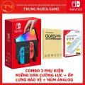 Máy Nintendo Switch Oled màu AEON - Bảo hành 12 tháng + Combo tặng 3 phụ kiện óp lưng bảo vệ + dán cường lực + núm analog. 