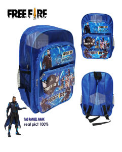 TAS RANSEL ANAK FREE FIRE TAS RANSEL SEKOLAH ANAK LAKI - LAKI TAS ANAK KARAKTER FREE FIRE PAUD TK SD