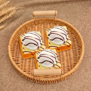 EFFIEO squeeze stress toy squishy toys for kids Super Soft Ice Cream Bread Squeeze Toy Anxiety Relief Creative Slow Rebound Fidget Toy Novelty Kawaii Sensory Stress Ball Office Desk Toy