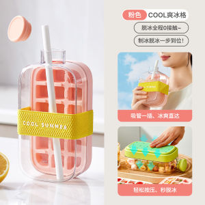 Two-In-One Ice Cube Kettle Portable Ice Ball Maker Bottle Use For Home Party Beer Juice