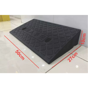 ĐEN Cao 10cmBục dắt xe kích thước 50*27*10 cm Cầu dắt xe máy bằng nhựa màu đen