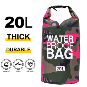 Ocean Pack Waterproof Backpack PVC Double Shoulder Waterproof Bag Bucket Bag Fishing Dry Bag outdoor travel bag