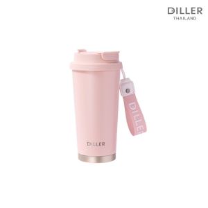 [ส่งจากไทย] Diller Thermo Tumbler 520ml MLH9135 แก้วเก็บความเย็น/ร้อน 24ชม สแตนเลส 2ชั้นพร้อมฉนวนสูญญากาศเก็บเย็น 24 ชม แก้วเก็บอุณหภูมิ แก้วเก็บความร้อน แก้วน้ำพกพา แก้วเก็บเย็น แก้วเก็บเย็น24ชม กระติกเก็บเย็น Water Bottle