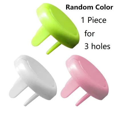 1pc Kids Electric Socket Outlet Safety Protection Lock Cover Plug with Token