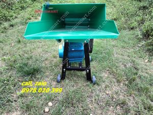 Máy băm cỏ băm rơm rạ làm nấm phân vi sinh