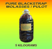 5 kg - Pure Organic Blackstrap Molasses/Pulot for Animals and Plants